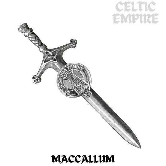 MacCallum Family Clan Crest Kilt Pin, Scottish Pin