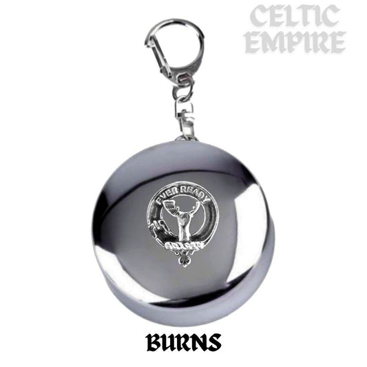 Burns Scottish Family Clan Crest Folding Cup Key Chain
