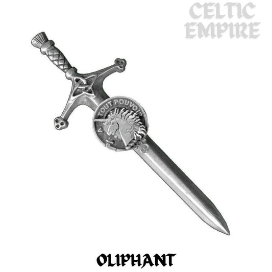 Oliphant Family Clan Crest Kilt Pin, Scottish Pin