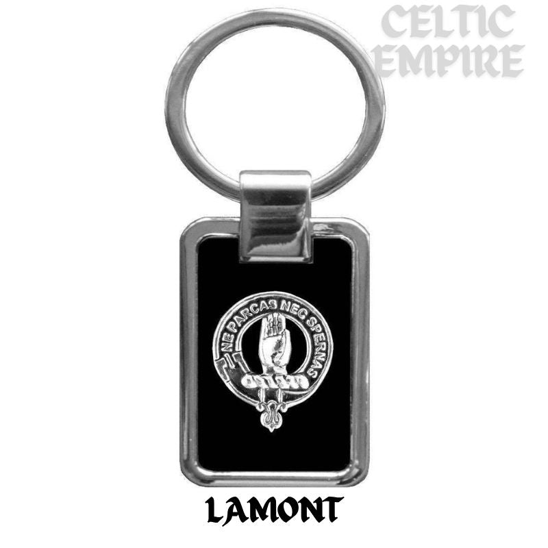 Lamont Family Clan Stainless Steel Key Ring