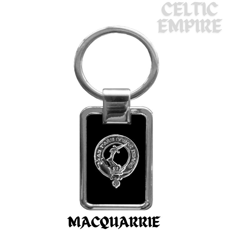 MacQuarrie Family Clan Stainless Steel Key Ring