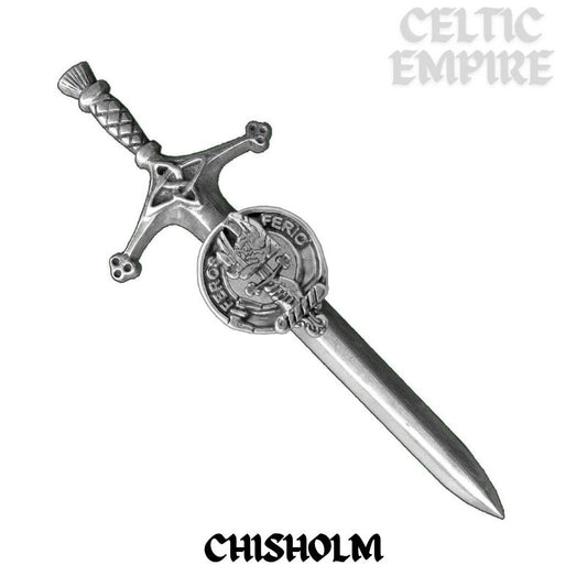 Chisholm Family Clan Crest Kilt Pin, Scottish Pin