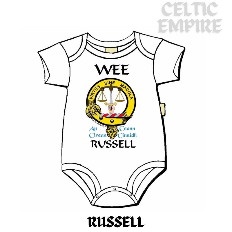 Russell Scottish Family Clan Crest Baby Jumper