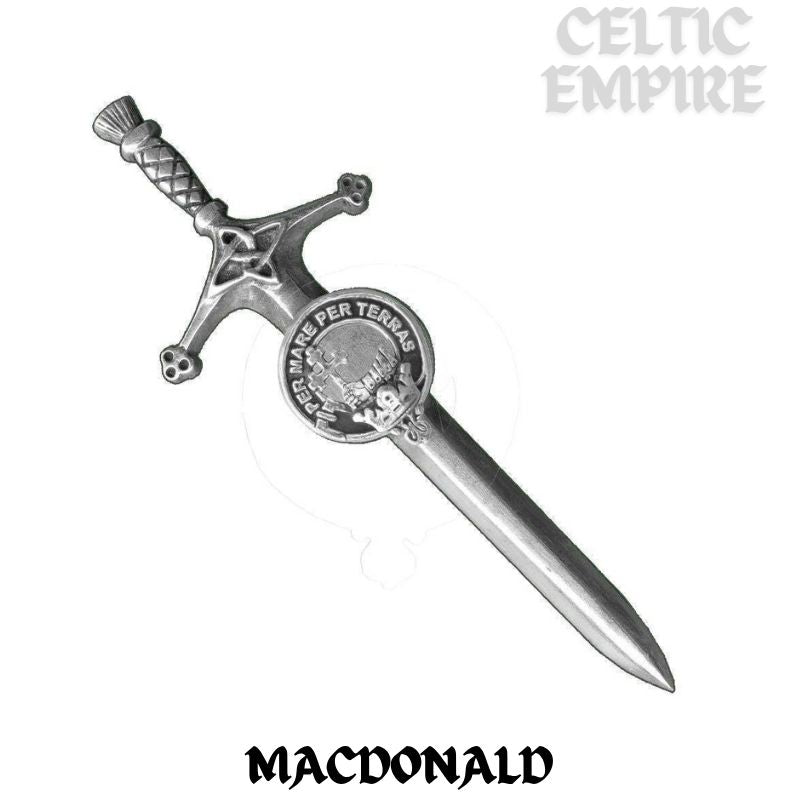 MacDonald Family Clan Crest Kilt Pin, Scottish Pin