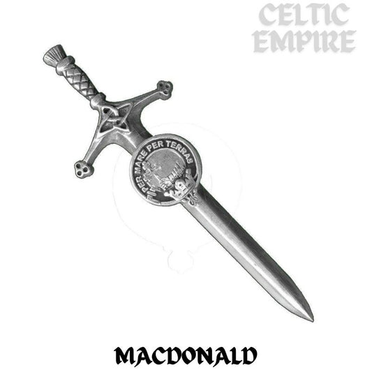 MacDonald Family Clan Crest Kilt Pin, Scottish Pin