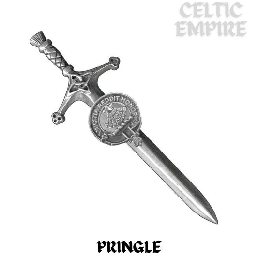Pringle Family Clan Crest Kilt Pin, Scottish Pin