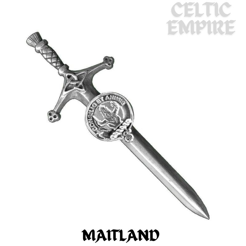 Maitland Family Clan Crest Kilt Pin, Scottish Pin
