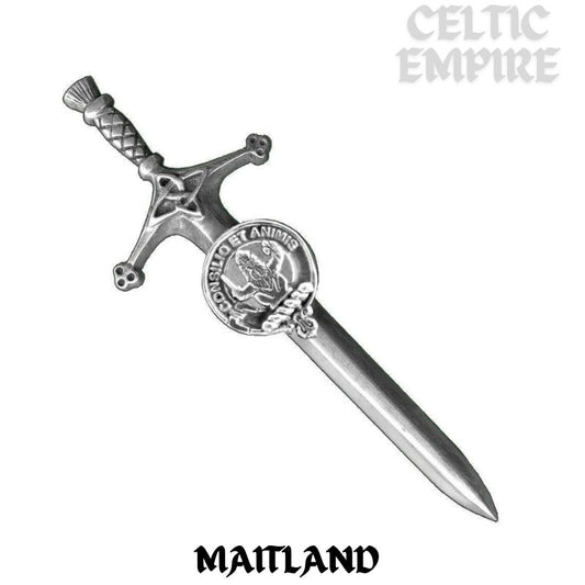 Maitland Family Clan Crest Kilt Pin, Scottish Pin