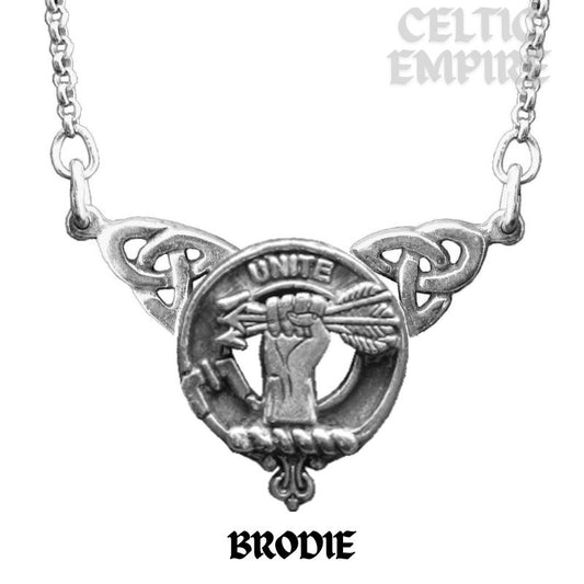 Brodie Family Clan Crest Double Drop Pendant