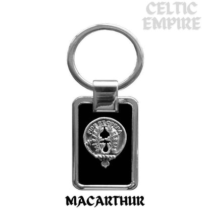 MacArthur Family Clan Stainless Steel Key Ring