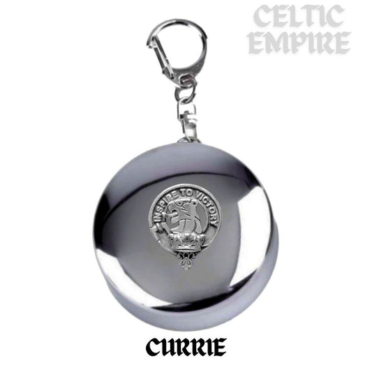 Currie Scottish Family Clan Crest Folding Cup Key Chain