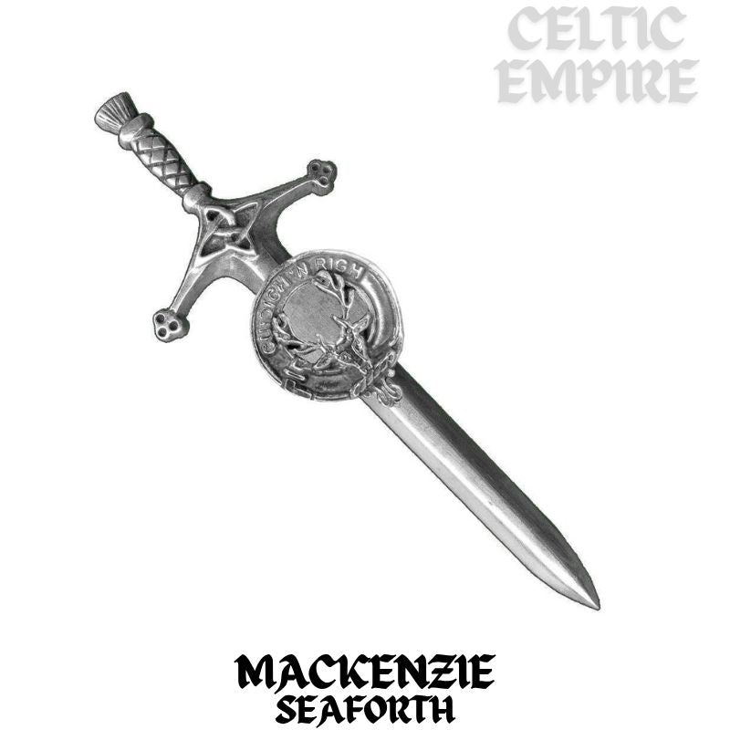 MacKenzie (Seaforth) Family Clan Crest Kilt Pin, Scottish Pin