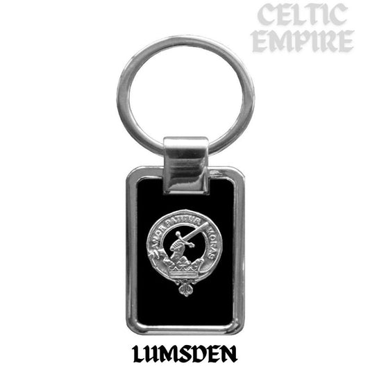 Lumsden Family Clan Black Stainless Key Ring