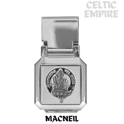 MacNeil Barra Scottish Family Clan Crest Money Clip