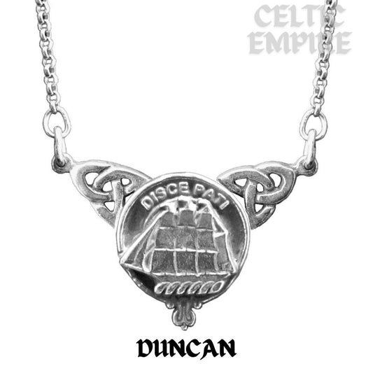 Duncan Family Clan Crest Double Drop Pendant