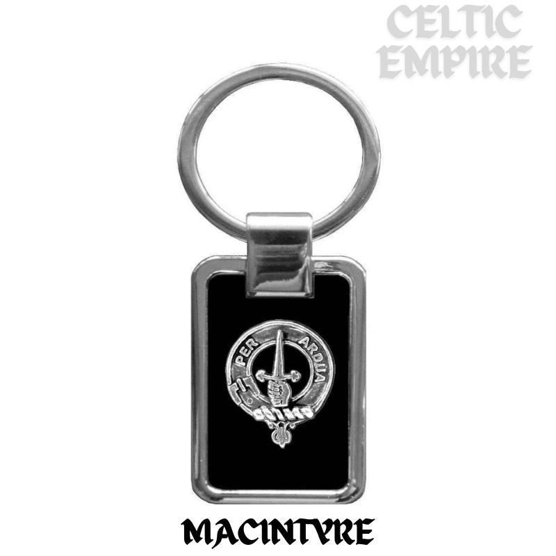 MacIntyre Family Clan Stainless Steel Key Ring