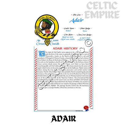 Adair Scottish Family Clan History