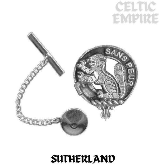 Sutherland Family Clan Crest Scottish Tie Tack/ Lapel Pin