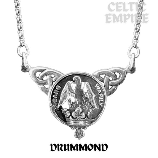 Drummond Family Clan Crest Double Drop Pendant
