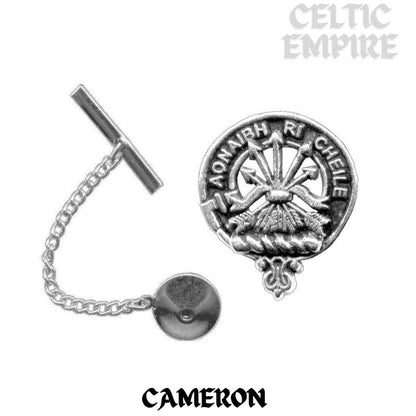 Cameron Family Clan Crest Scottish Tie Tack/ Lapel Pin
