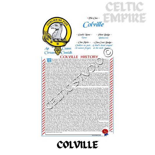 Colville Scottish Family Clan History