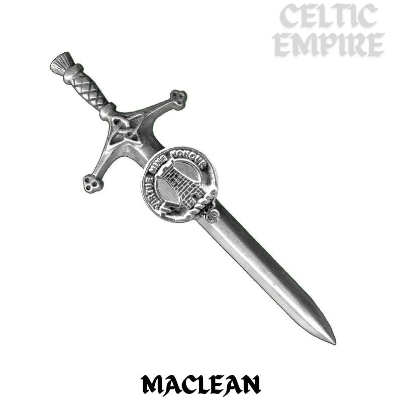 MacLean Family Clan Crest Kilt Pin, Scottish Pin
