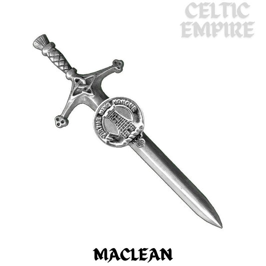 MacLean Family Clan Crest Kilt Pin, Scottish Pin