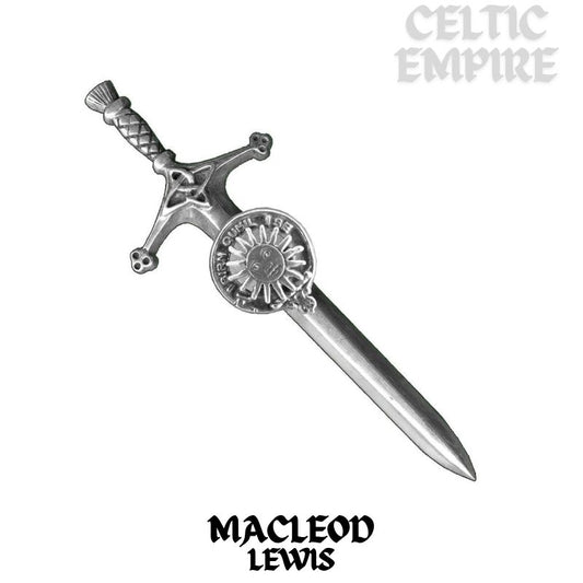 MacLeod (Lewis) Family Clan Crest Kilt Pin, Scottish Pin