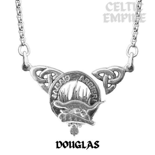 Douglas Family Clan Crest Double Drop Pendant