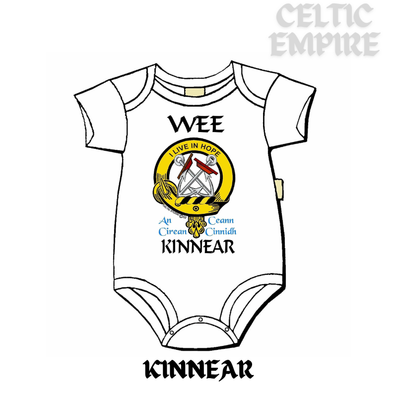 Kinnear Scottish Family Clan Crest Baby Jumper
