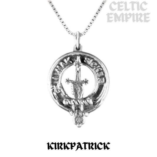 Kirkpatrick Family Clan Crest Scottish Pendant