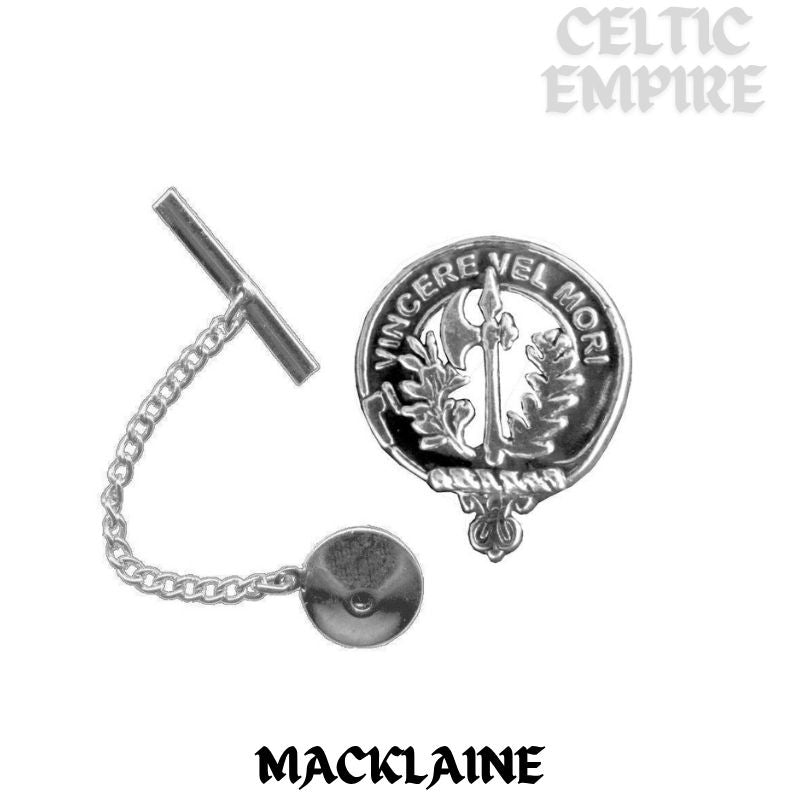 MacLaine Family Clan Crest Scottish Tie Tack/ Lapel Pin