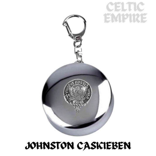 Johnston Caskieben Scottish Family Clan Crest Folding Cup Key Chain