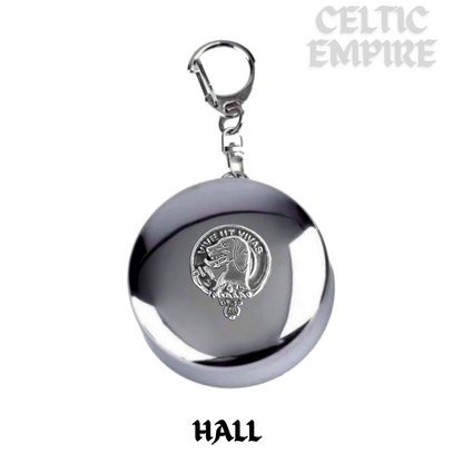 Hall Scottish Family Clan Crest Folding Cup Key Chain