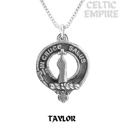 Taylor Family Clan Crest Scottish Pendant