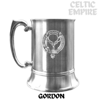 Gordon Scottish Family Clan Crest Badge Tankard