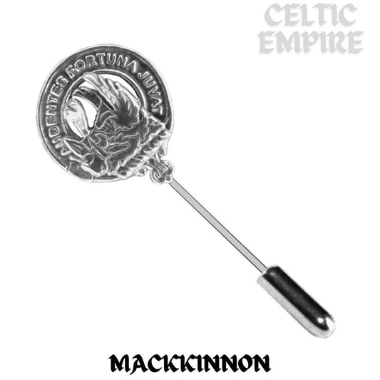 MacKinnon Family Clan Crest Stick or Cravat pin, Sterling Silver