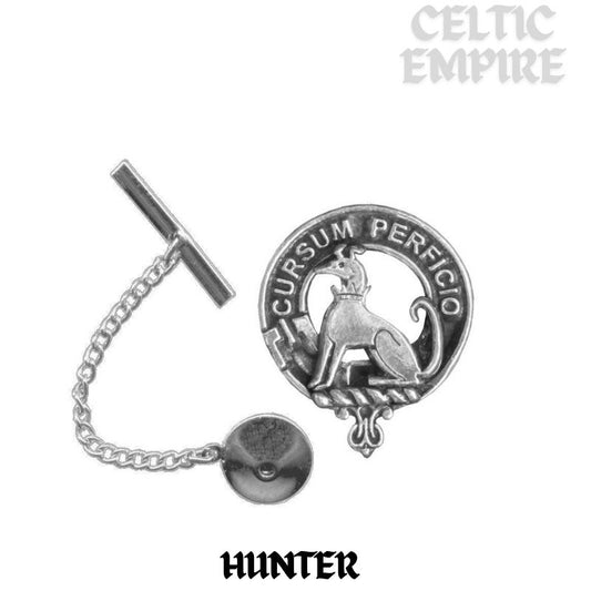 Hunter Family Clan Crest Scottish Tie Tack/ Lapel Pin