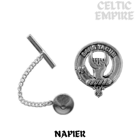 Napier Family Clan Crest Scottish Tie Tack/ Lapel Pin