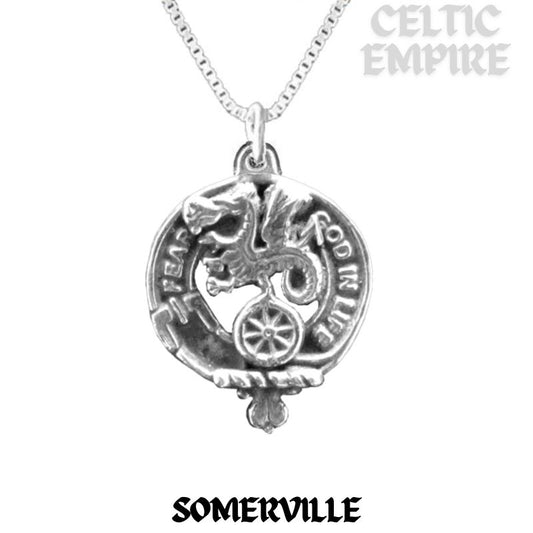 Somerville Family Clan Crest Scottish Pendant