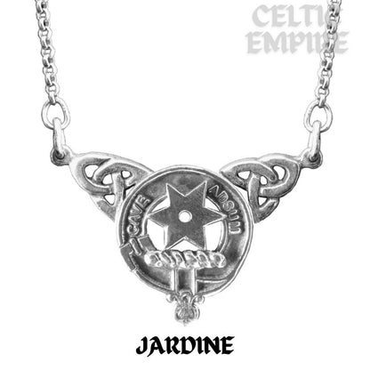 Jardine Family Clan Crest Double Drop Pendant