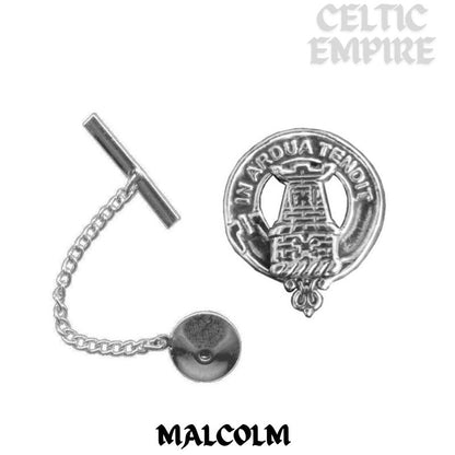 Malcolm Family Clan Crest Scottish Tie Tack/ Lapel Pin