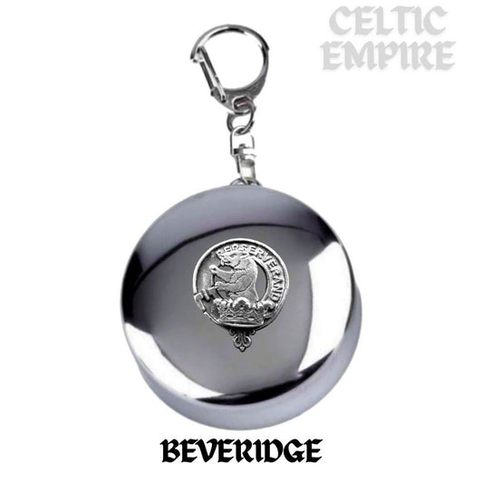 Beveridge Scottish Family Clan Crest Folding Cup Key Chain