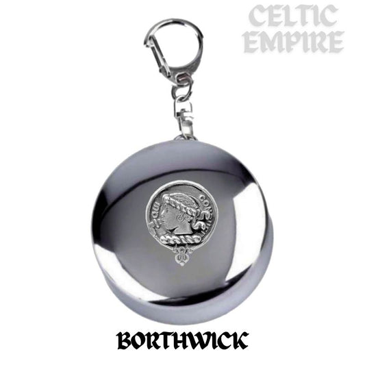 Borthwick Scottish Family Clan Crest Folding Cup Key Chain