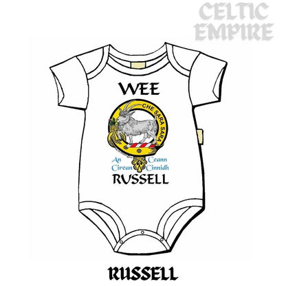 Russell Scottish Family Clan Crest Baby Jumper