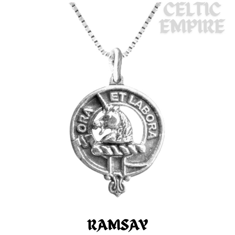 Ramsay Family Clan Crest Scottish Pendant