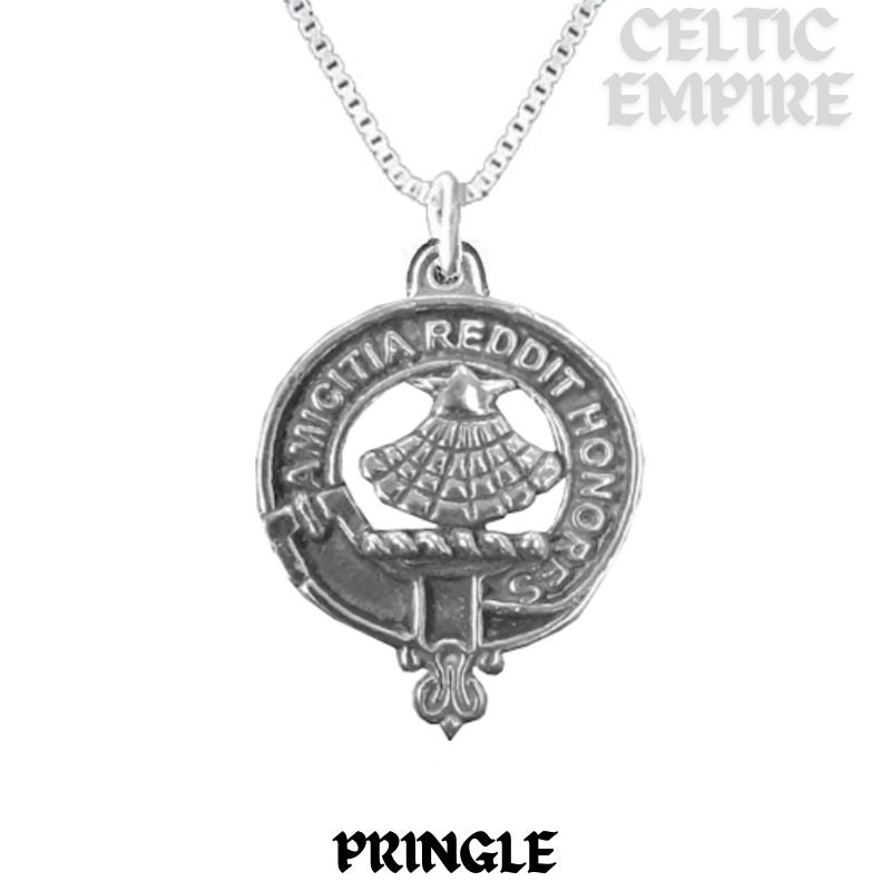 Pringle Family Clan Crest Scottish Pendant