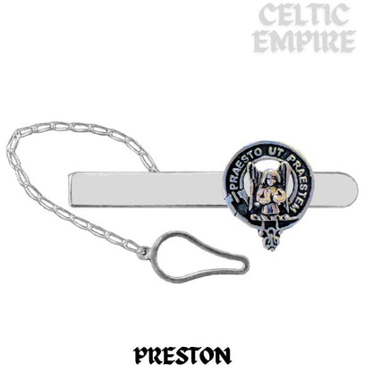 Preston Scottish Family Clan Clip Tie Bar