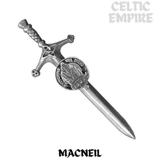 MacNeill Barra Family Clan Crest Kilt Pin, Scottish Pin