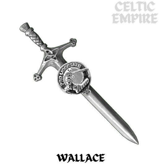 Wallace Family Clan Crest Kilt Pin, Scottish Pin